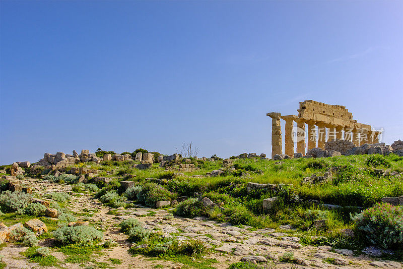 塞利农特，位于西西里岛西南海岸的一座古希腊城市;今天它是欧洲(意大利)最大的考古公园。