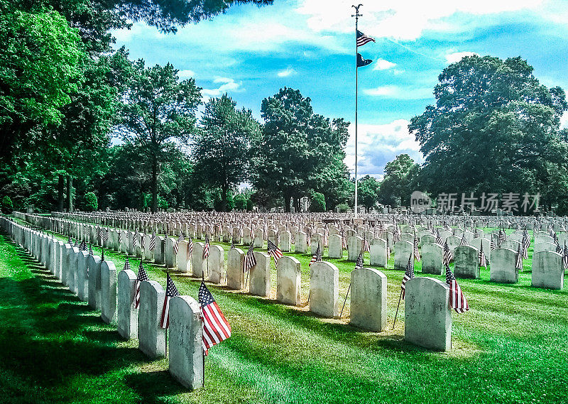 第二次世界大战退伍军人公墓-默瑟县新泽西州荣誉场