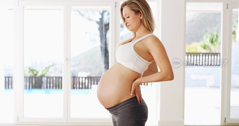 在怀孕期间，有一个强壮的背部是一个很大的优势
