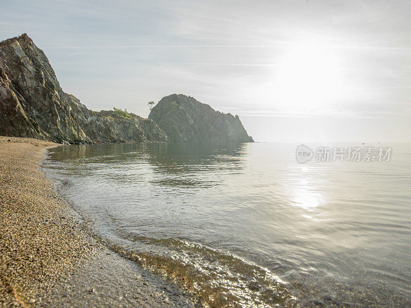 地中海海岸线的美景