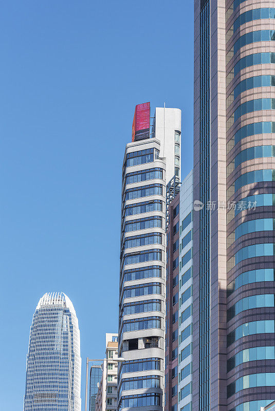 香港市区的高层写字楼
