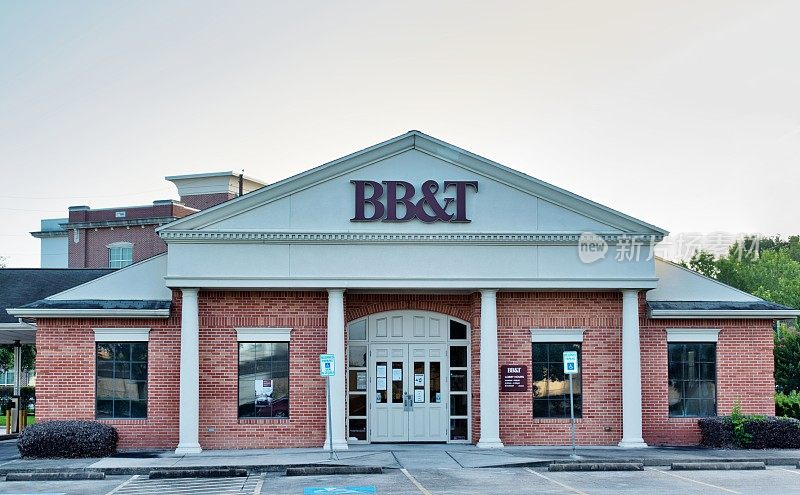 BB&T银行外部在北萨姆休斯顿公园路，得克萨斯州休斯顿。