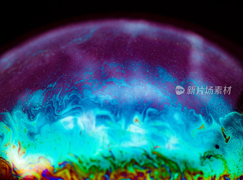 多色行星球体抽象背景