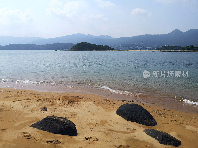 位于香港西贡夏普岛的泳滩