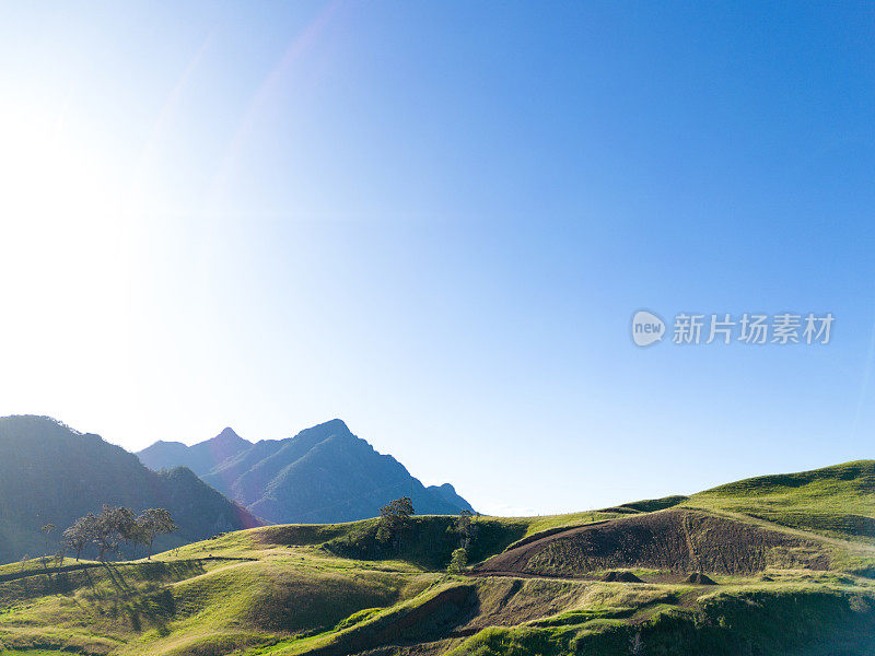 巴尼山，风景环，昆士兰，澳大利亚