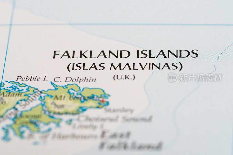 福克兰群岛地图