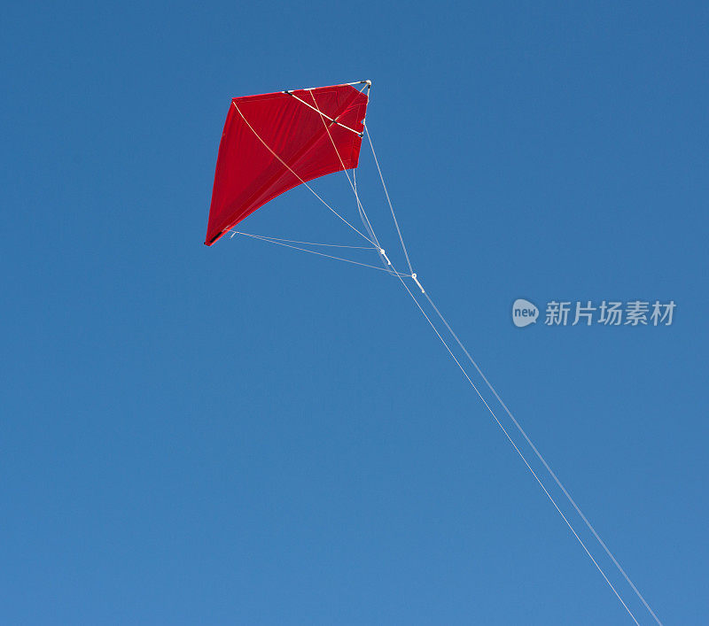 风筝在天空中飞翔