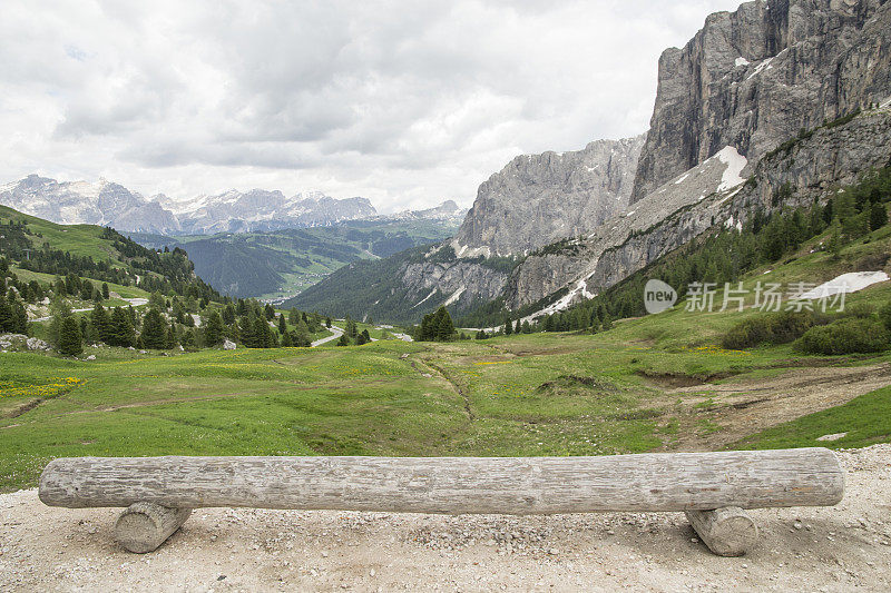 阿尔卑斯山的风景