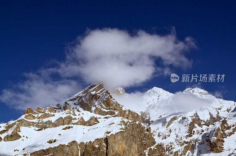 瑞士阿尔卑斯山山顶