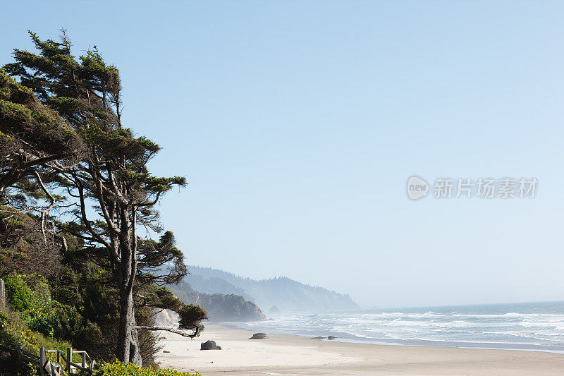 俄勒冈州的海岸线