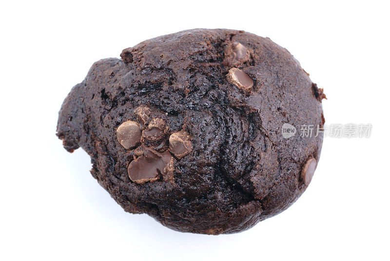 巧克力松饼――顶视图
