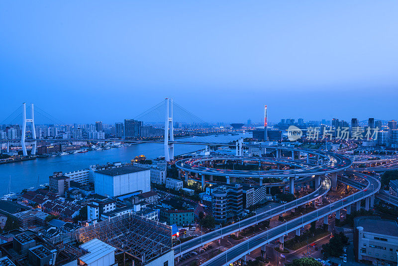 上海南浦大桥夜景