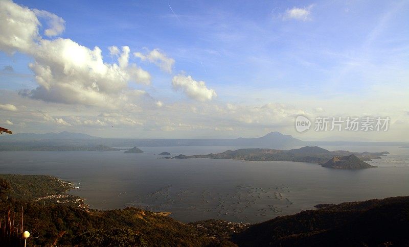 塔尔湖景观，菲律宾吕宋岛