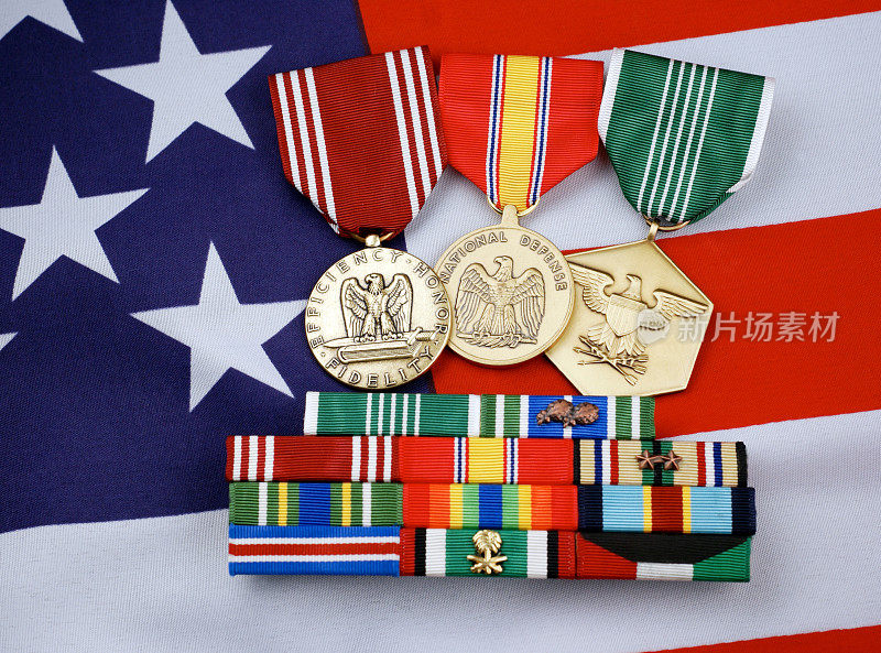 美国军事勋章和绶带