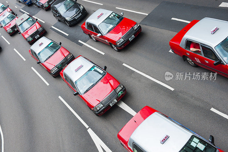 香港街道交通繁忙