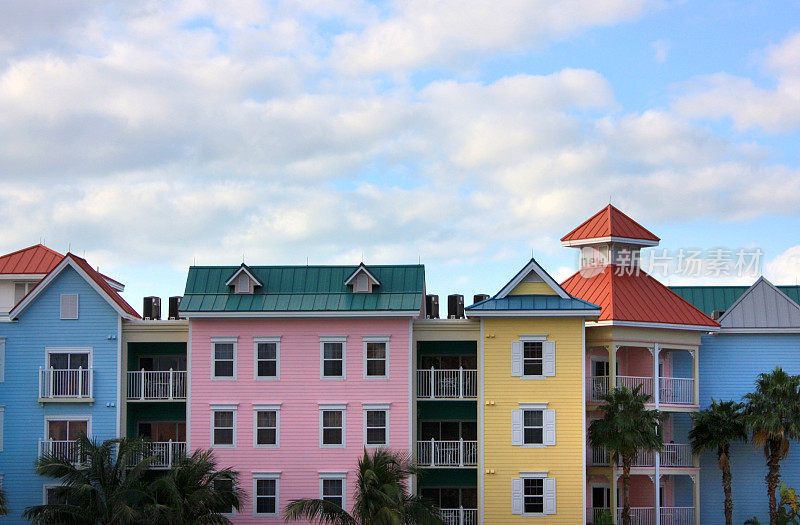 色彩斑斓的巴哈马群岛度假胜地