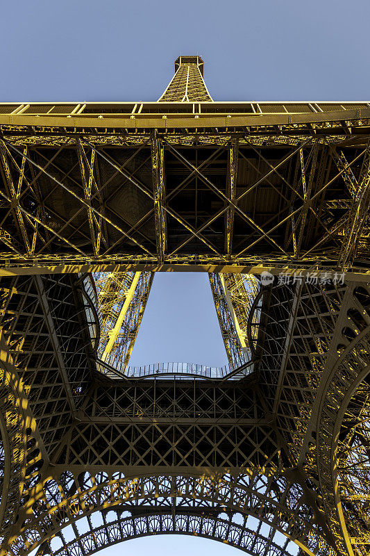 埃菲尔铁塔结构，法国巴黎，欧洲