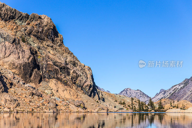 英格尔斯湖，高山湖荒野，太平洋西北，华盛顿州，美国