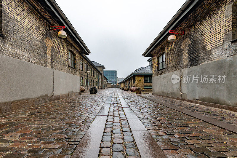 丹麦哥本哈根Kødbyen肉类加工区的仓库