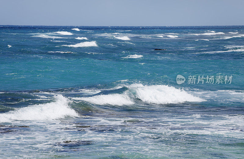 加勒比海的海浪