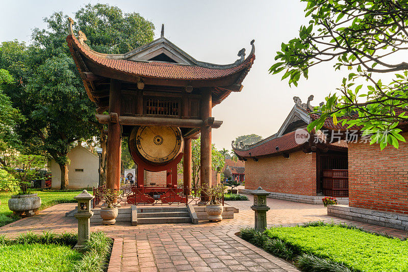 越南河内文庙的鼓室
