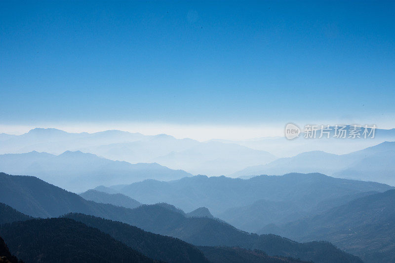 印度北阿坎德邦的chopta山区