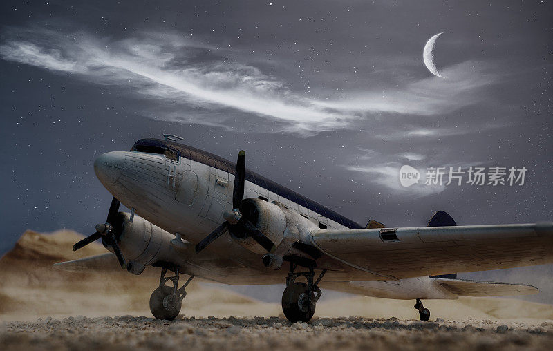 DC-3型号达科他的夜晚