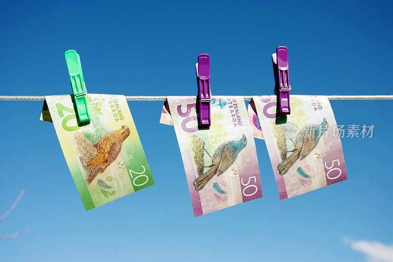 新西兰(NZD)洗钱概念