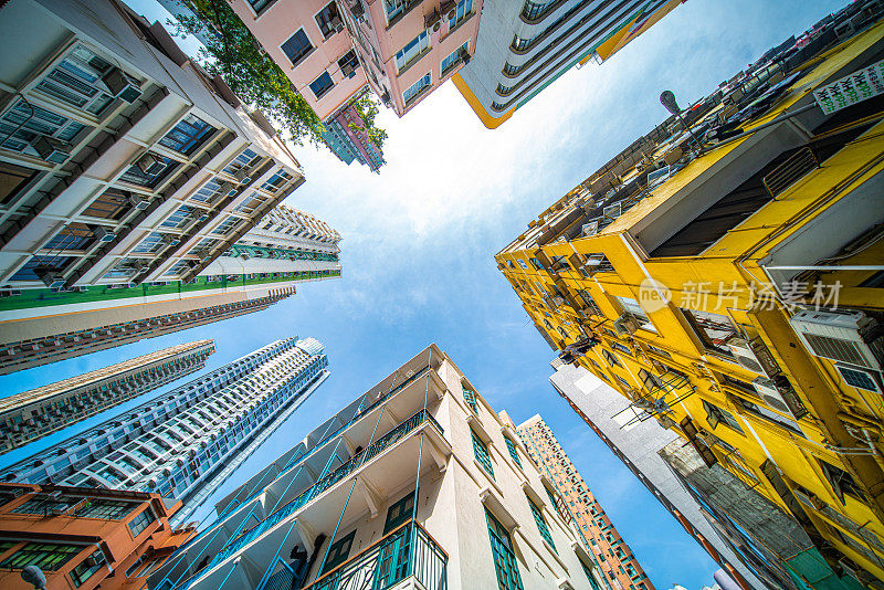 白天在湾仔，香港市中心