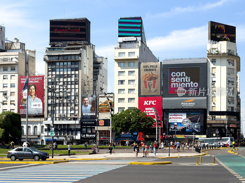 布宜诺斯艾利斯的街道