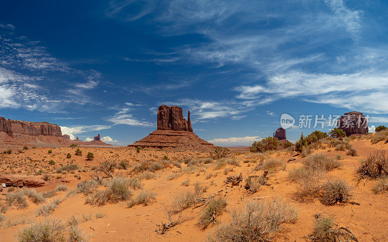 纪念碑谷，科罗拉多高原地区，亚利桑那州犹他州，美国，纳瓦霍印第安保留区，国家公园