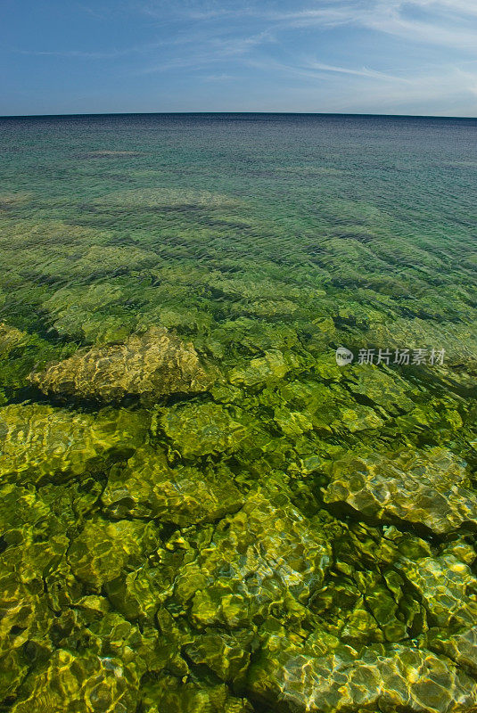 乔治亚湾清澈的海水