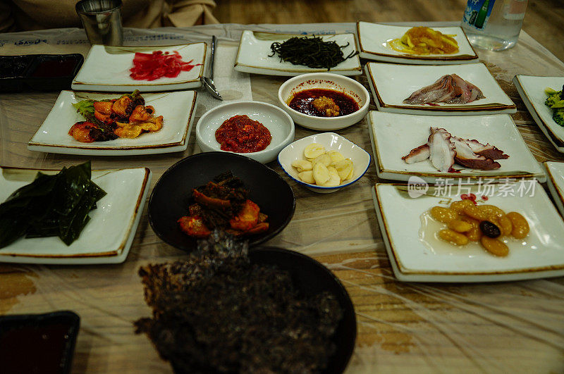 韩国海鲜配菜