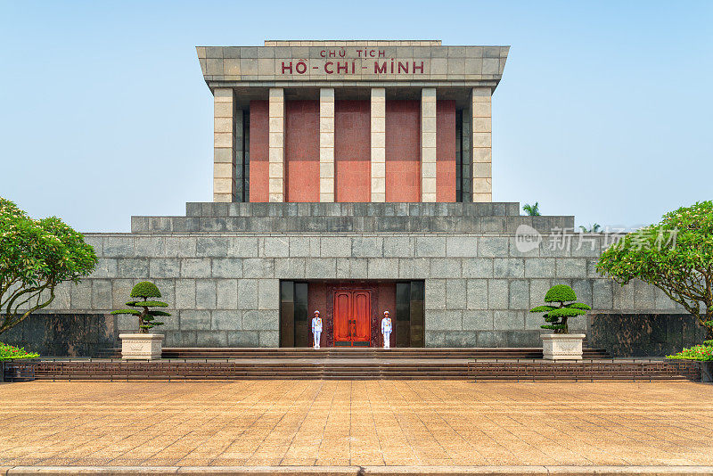 胡志明主席陵墓。河内,越南