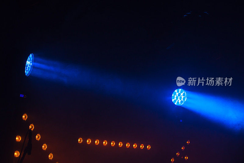 蓝色LED聚光灯，舞台照明