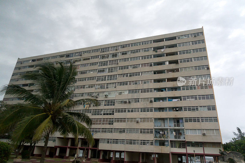 古巴哈瓦那的住宅楼
