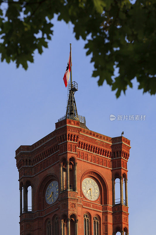 柏林市政厅的钟楼