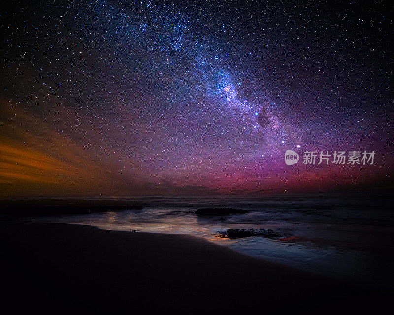 大洋之路夜景银河