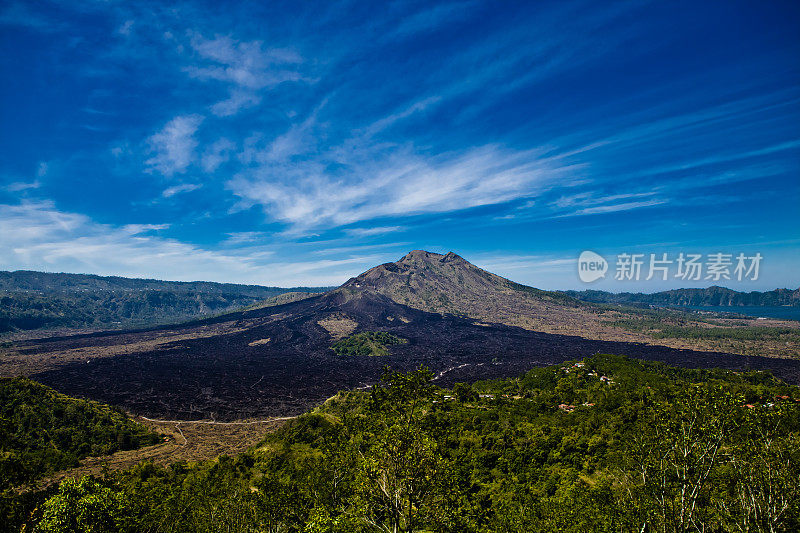 巴厘岛的阿贡火山