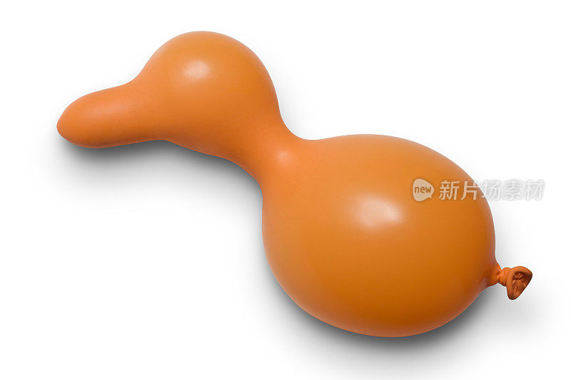 鸭子形状的气球