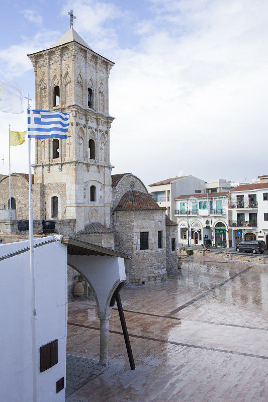 塞浦路斯拉纳卡的圣拉撒路教堂和广场