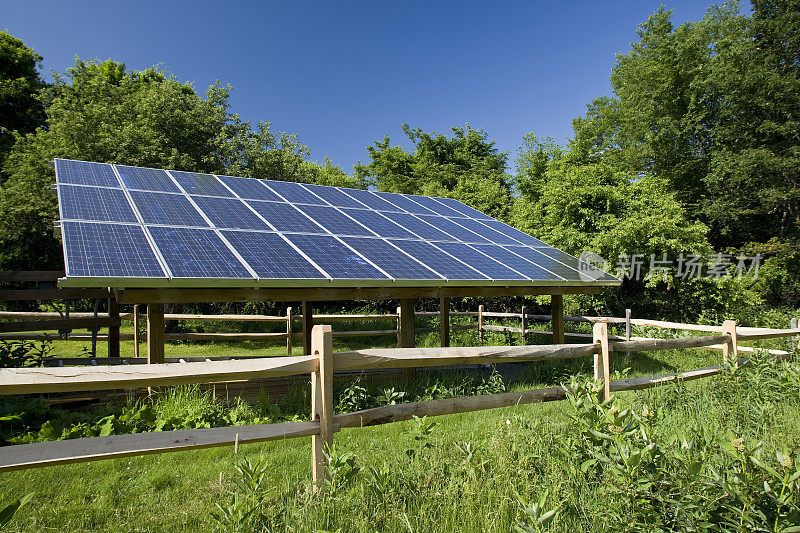 可再生能源太阳能电池板