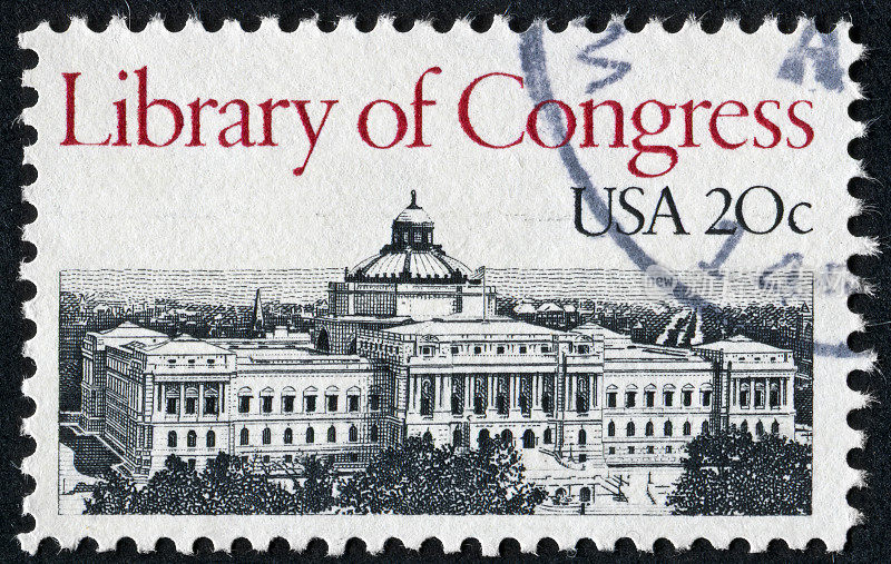 美国国会图书馆邮票