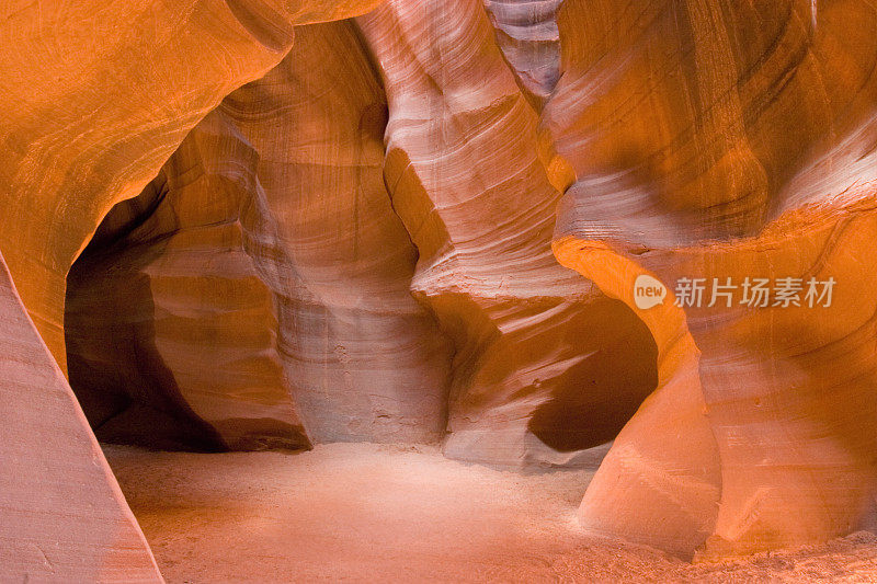 羚羊峡谷岩层，美国