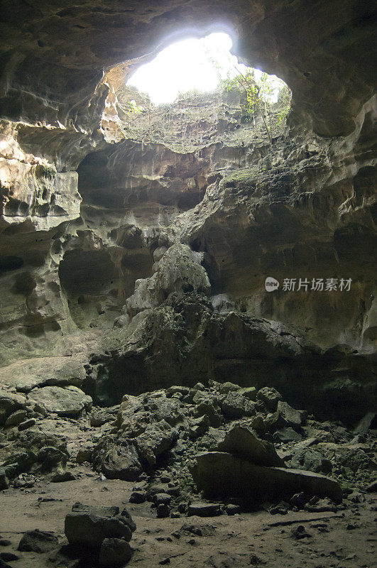 墨西哥希利特拉的洞穴