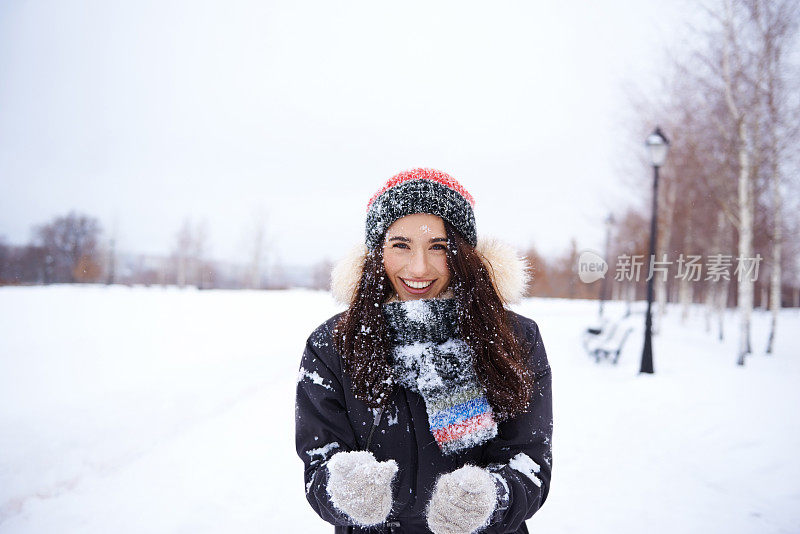 我从不错过一场新下的雪!