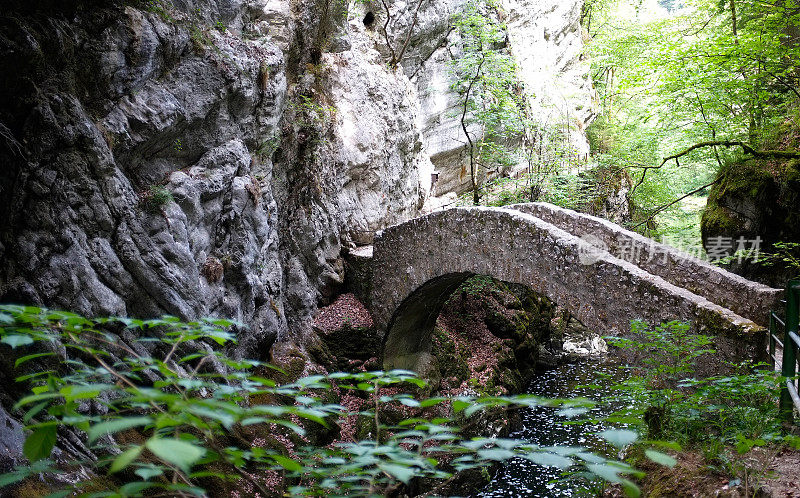 阿雷泽峡谷和瑞士汝拉河