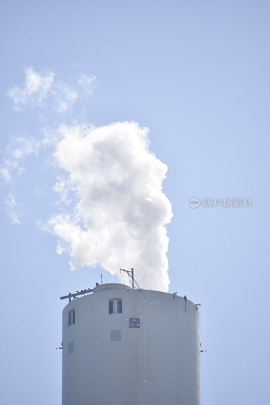 来自烟囱的空气污染