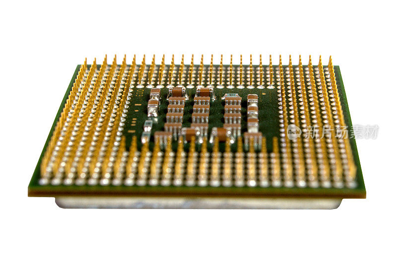 计算机中央处理器单元的微元件，CPU接触引脚