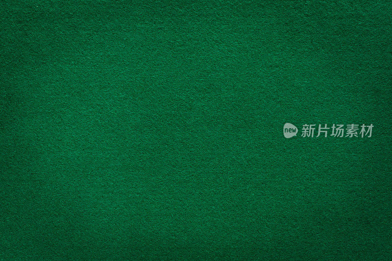 绿色的毛毡纹理作为赌场的背景